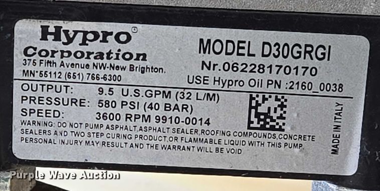 image for item DU6767 Lesco sprayer trailer