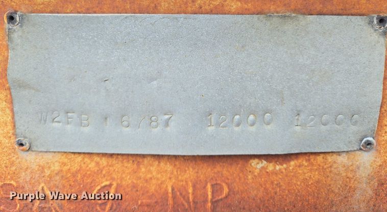 image for item DU6776 1979 JFW equipment trailer