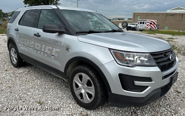 image for item DW3467 2017 Ford Explorer Police Interceptor SUV