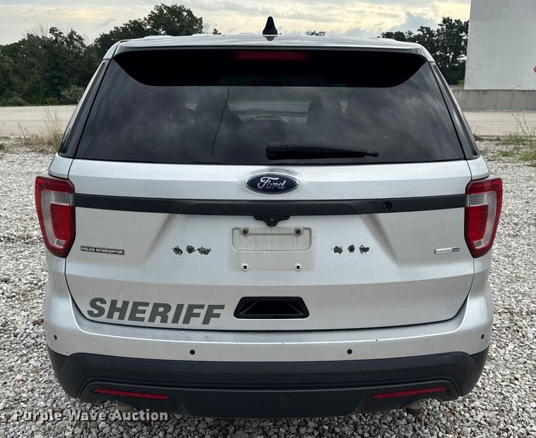 image for item DW3467 2017 Ford Explorer Police Interceptor SUV