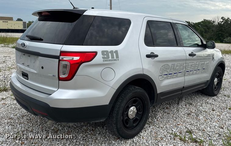 image for item DW3471 2015 Ford Explorer Police Interceptor SUV