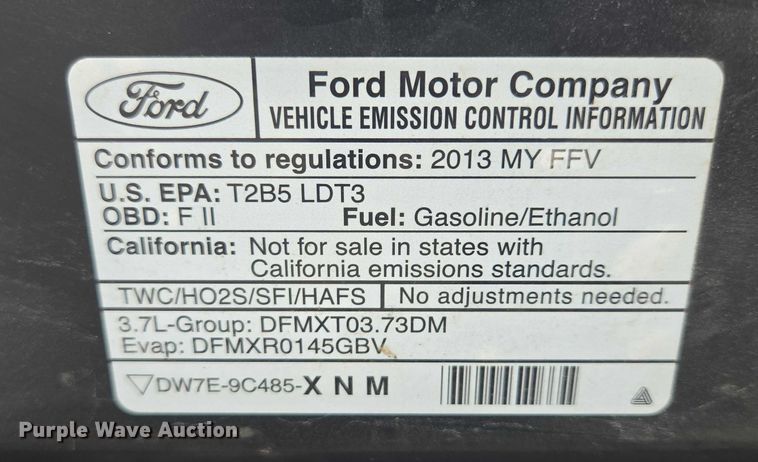 image for item DX7253 2013 Ford Explorer Police Interceptor SUV