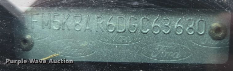 image for item DX7253 2013 Ford Explorer Police Interceptor SUV