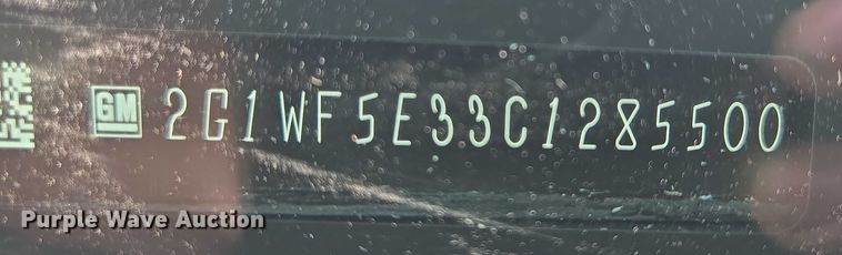 image for item DX7255 2012 Chevrolet Impala 