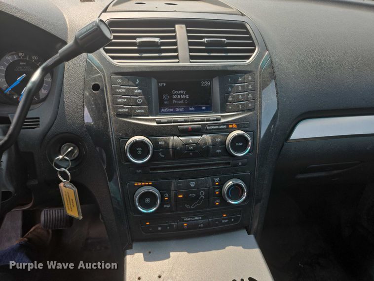 image for item DX7263 2016 Ford Explorer Police Interceptor  SUV