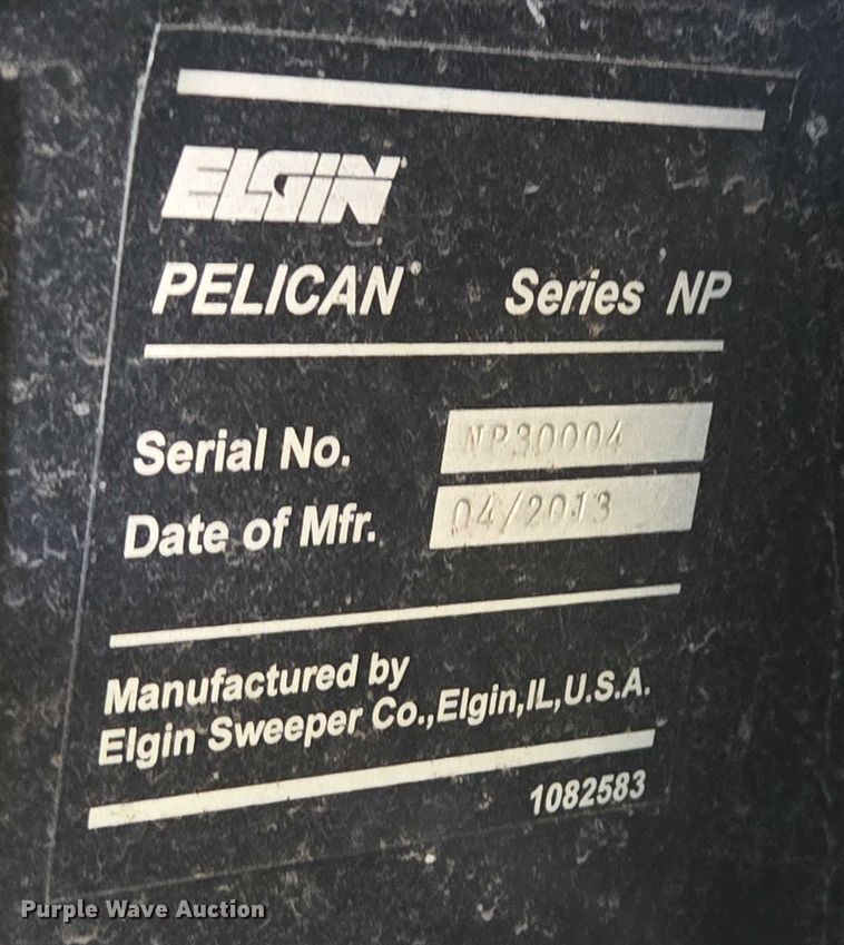 image for item DX7264 2013 Elgin Pelican Series NP street sweeper