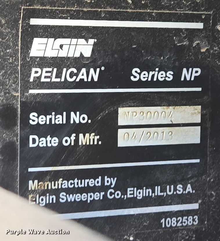 image for item DX7264 2013 Elgin Pelican Series NP street sweeper