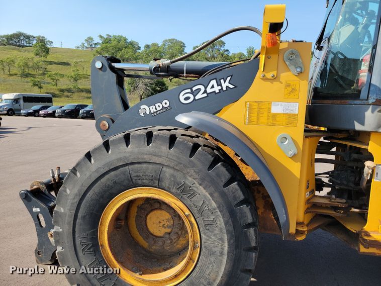 image for item DX7265 2012 John Deere  624K wheel loader