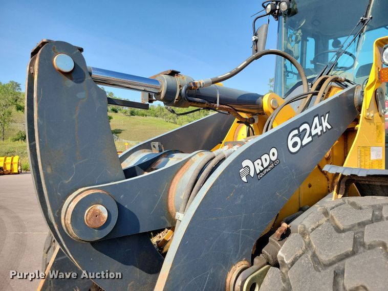 image for item DX7265 2012 John Deere  624K wheel loader