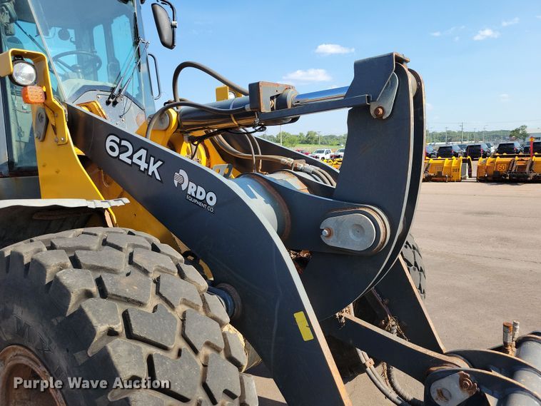 image for item DX7265 2012 John Deere  624K wheel loader