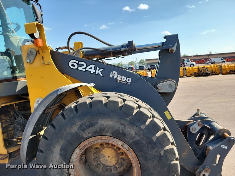 image for item DX7265 2012 John Deere  624K wheel loader