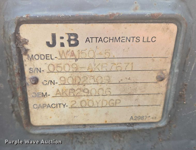 image for item DX7266 2009 Komatsu WA150-6 wheel loader