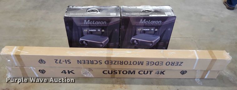 image for item DX7303 (2) McLaron ML-2050 projectors