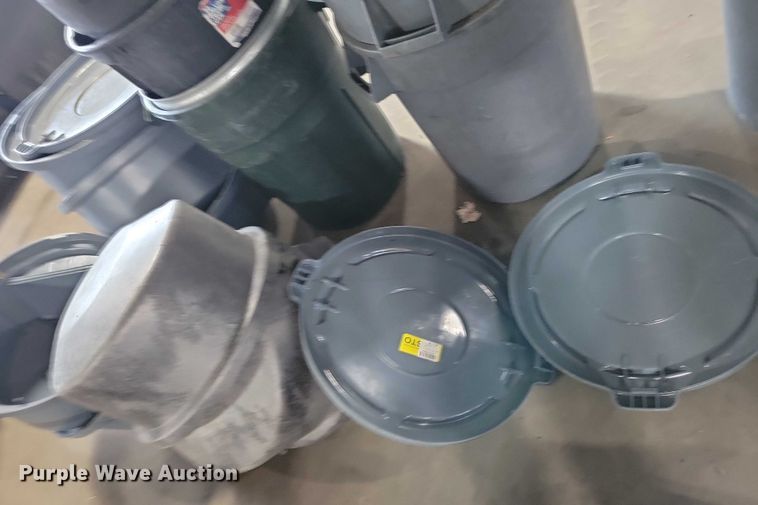 image for item DX7326 (46) Rubbermaid Brute trash cans