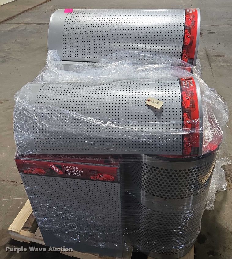 image for item DX7336 (20) metal trash cans