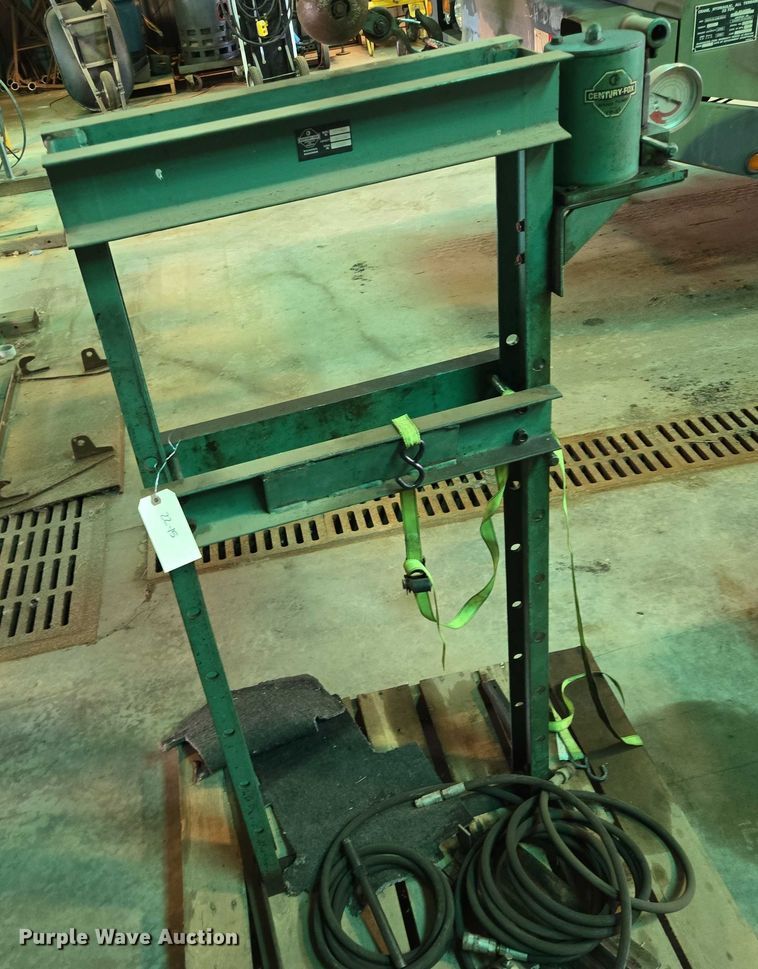image for item DX7349 Century Fox FP-1012 10 ton hydraulic press