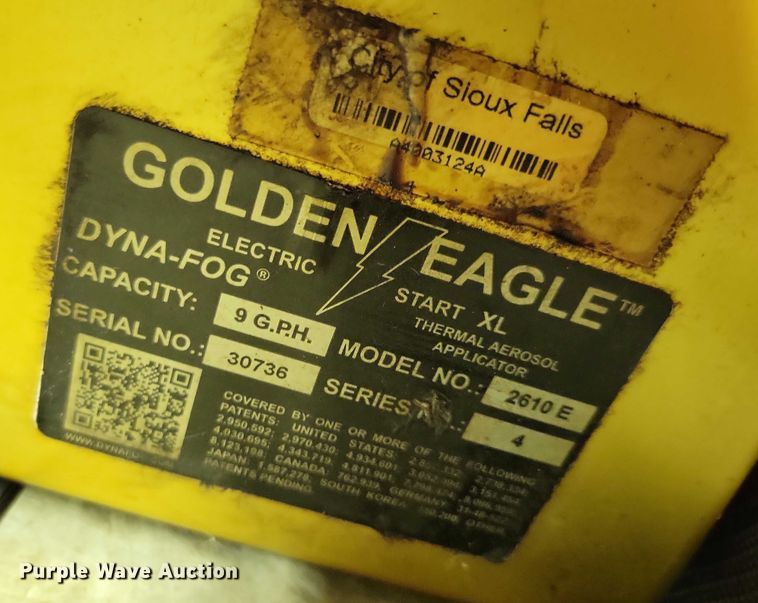 image for item DX7369 (7) Golden Eagle thermal foggers