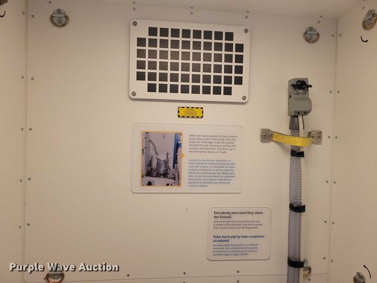 image for item DX7381 Space toilet exhibit