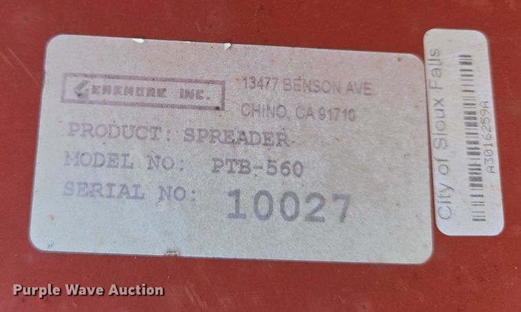 image for item DX7394 Gearmore PTB560 spreader