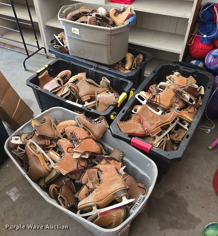 image for item DX7396 Approximately 112 pairs of ice skates