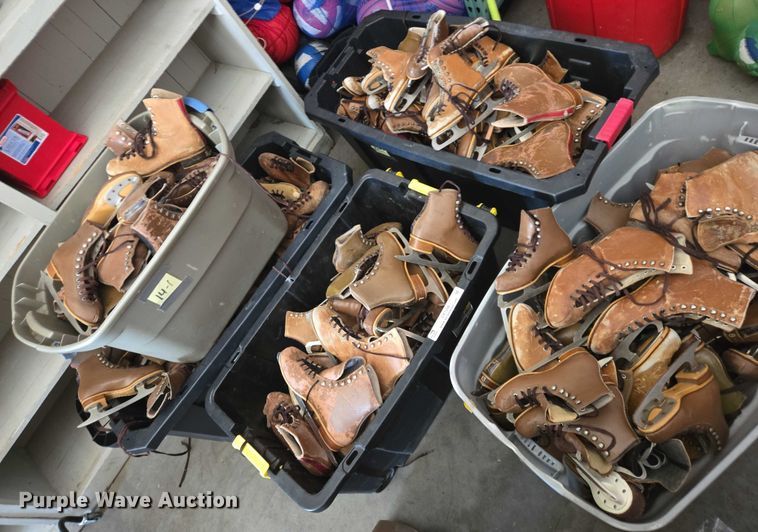 image for item DX7396 Approximately 112 pairs of ice skates