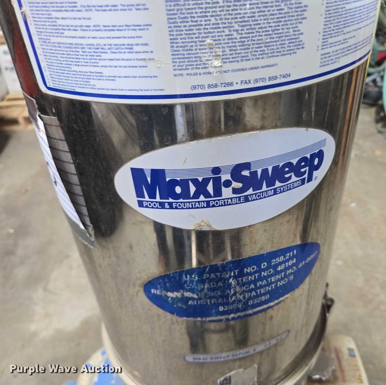 image for item DX7397 (2) Maxi-Sweep pool vacuums