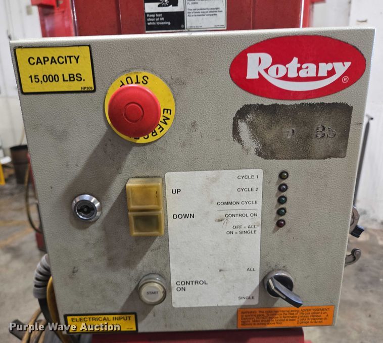 image for item DX7402 Rotary Lift HP415-1 automotive lift