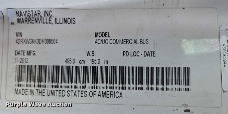 image for item DX7405 2013 IC shuttle bus