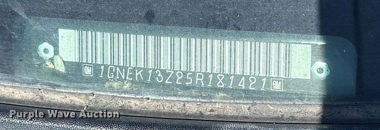 image for item DY0845 2005 Chevrolet Tahoe SUV