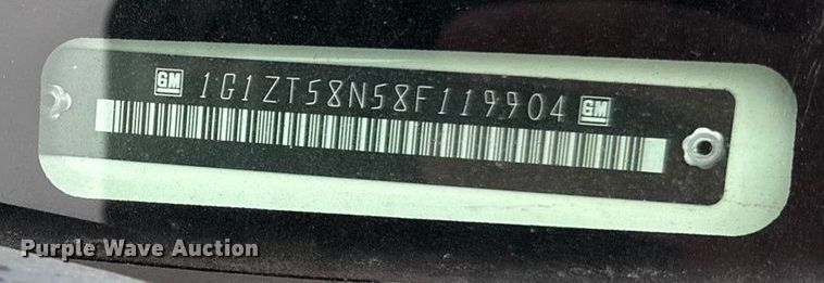 image for item DZ4265 2008 Chevrolet Malibu 