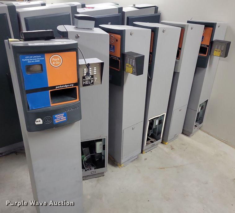 image for item DZ6519 Amano (6) Amano parking garage ticket machines