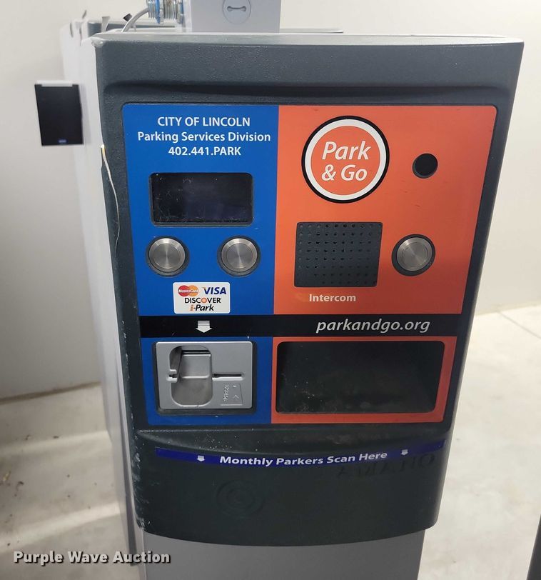 image for item DZ6519 Amano (6) Amano parking garage ticket machines