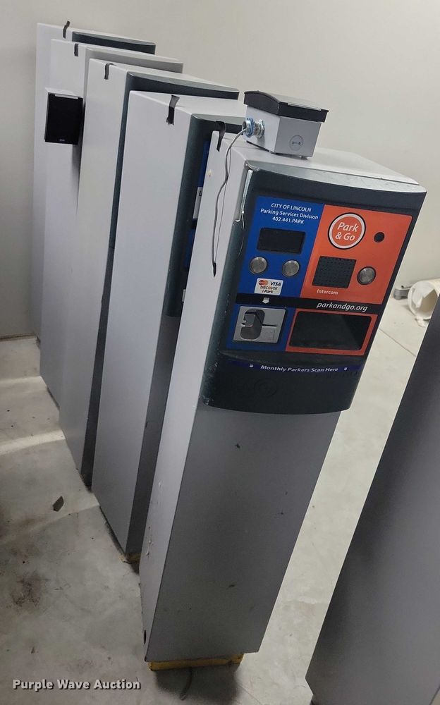 image for item DZ6519 Amano (6) Amano parking garage ticket machines