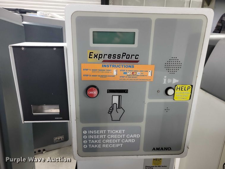 image for item DZ6521 (6) ExpressParc parking garage ticket machines