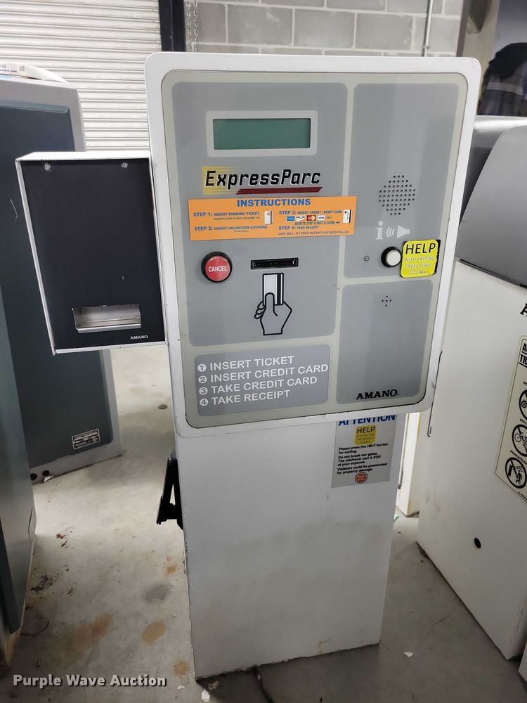 image for item DZ6521 (6) ExpressParc parking garage ticket machines