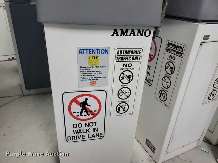 image for item DZ6522 (9) Amano parking garage gate machines