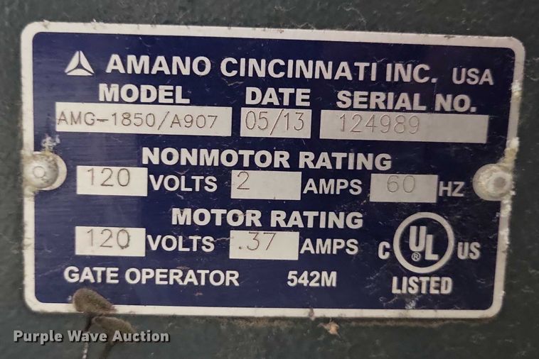 image for item DZ6523 (27) Amano parking garage gate machines