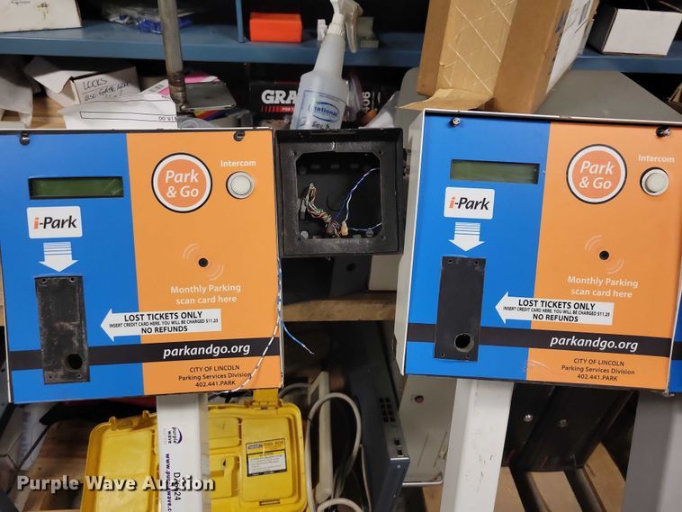 image for item DZ6524 (3) parking garage ticket machines