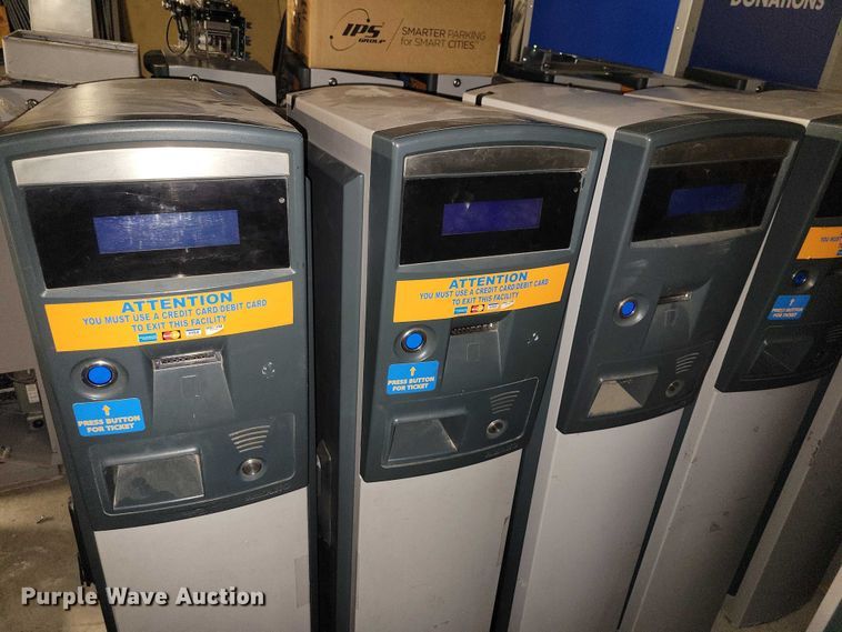 image for item DZ6527 (16) Amano parking garage ticket machines