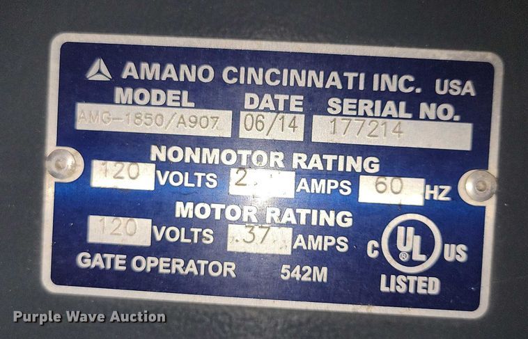 image for item DZ6528 Amano parking garage electronics