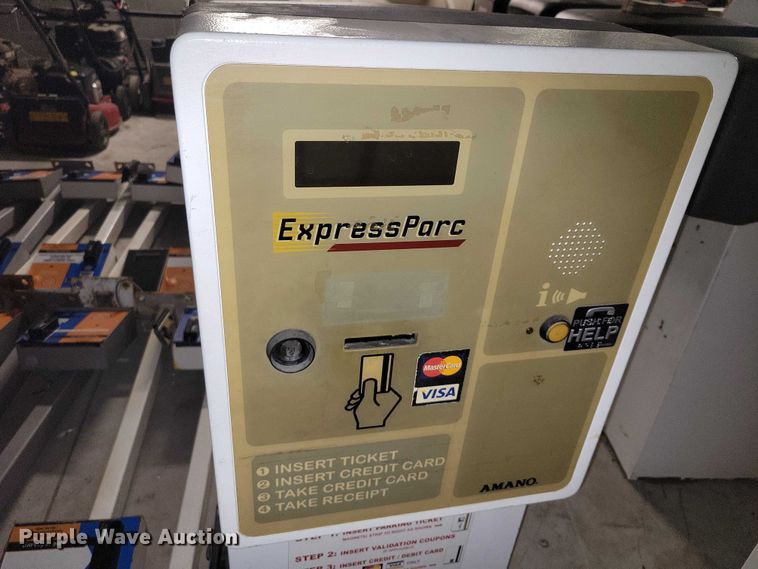 image for item DZ6531 Amano ExpressParc (4) parking garage ticket machines