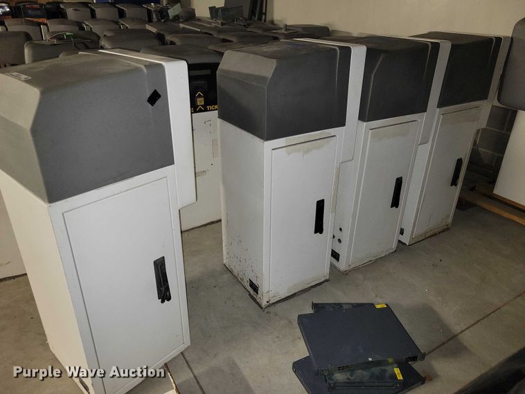 image for item DZ6531 Amano ExpressParc (4) parking garage ticket machines