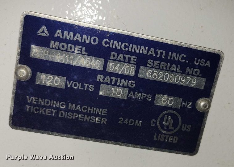image for item DZ6533 (6) Amana parking garage gate machines