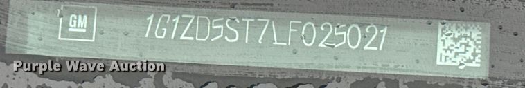 image for item DZ8946 2020 Chevrolet Malibu LT 