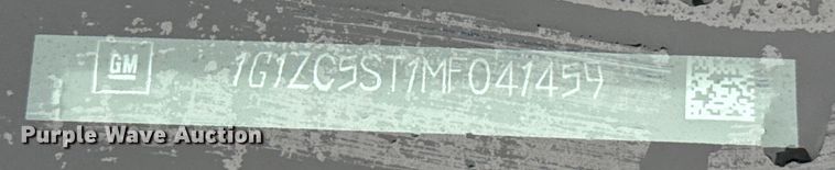 image for item DZ8948 2021 Chevrolet Malibu 