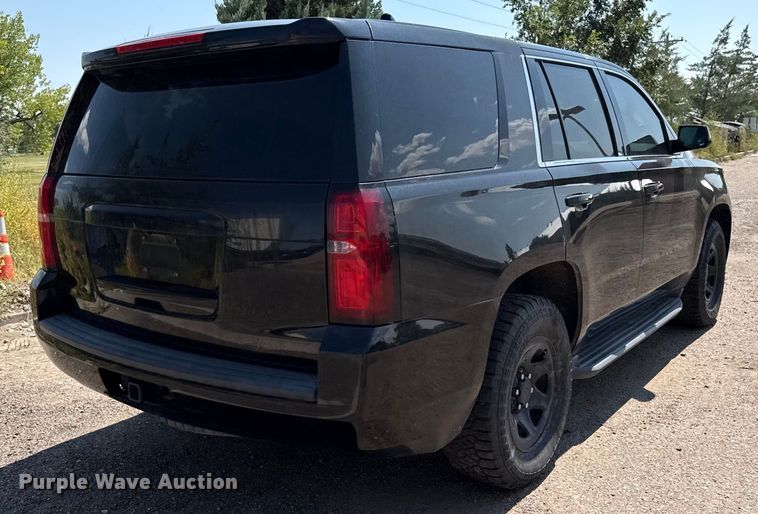image for item DZ8969 2016 Chevrolet Tahoe Police SUV