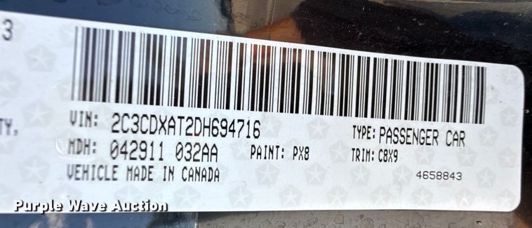 image for item DZ8970 2013 Dodge Charger Police 