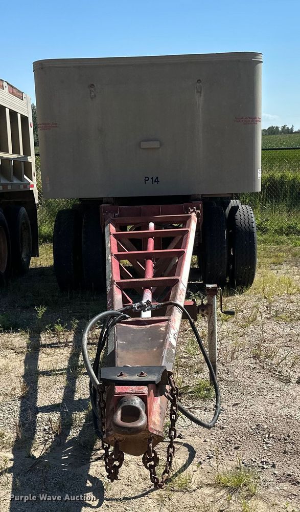 image for item EB2905 1994 Clement end dump pup trailer