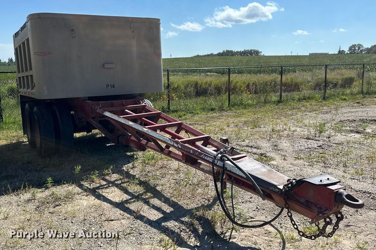 image for item EB2905 1994 Clement end dump pup trailer