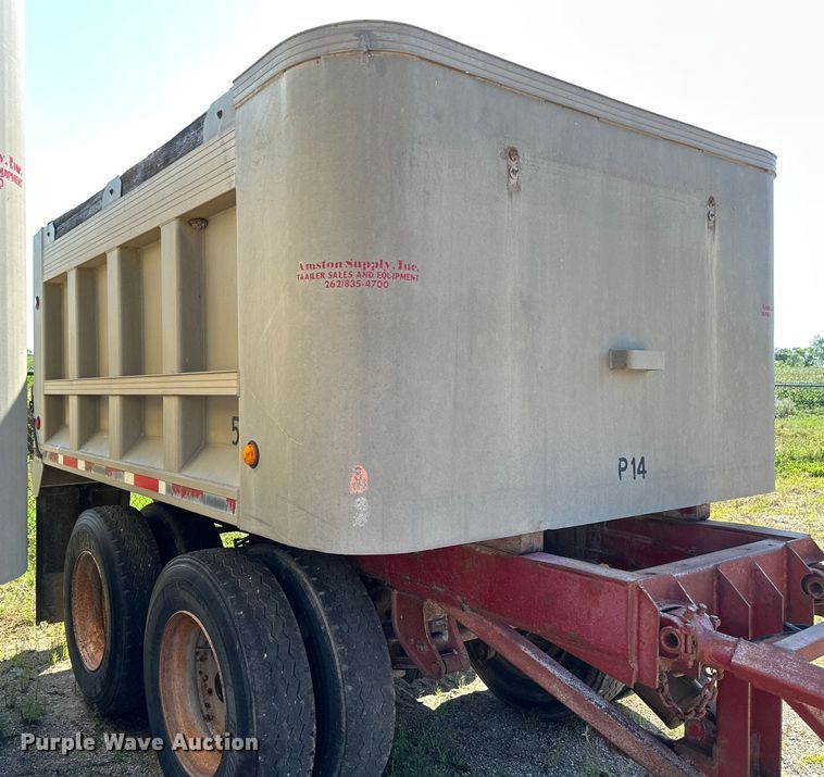 image for item EB2905 1994 Clement end dump pup trailer
